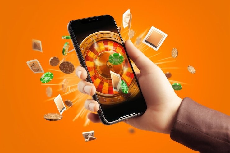 Antarmuka aplikasi mobile majapahit 4d menampilkan meja dealer langsung dengan kontrol overlay